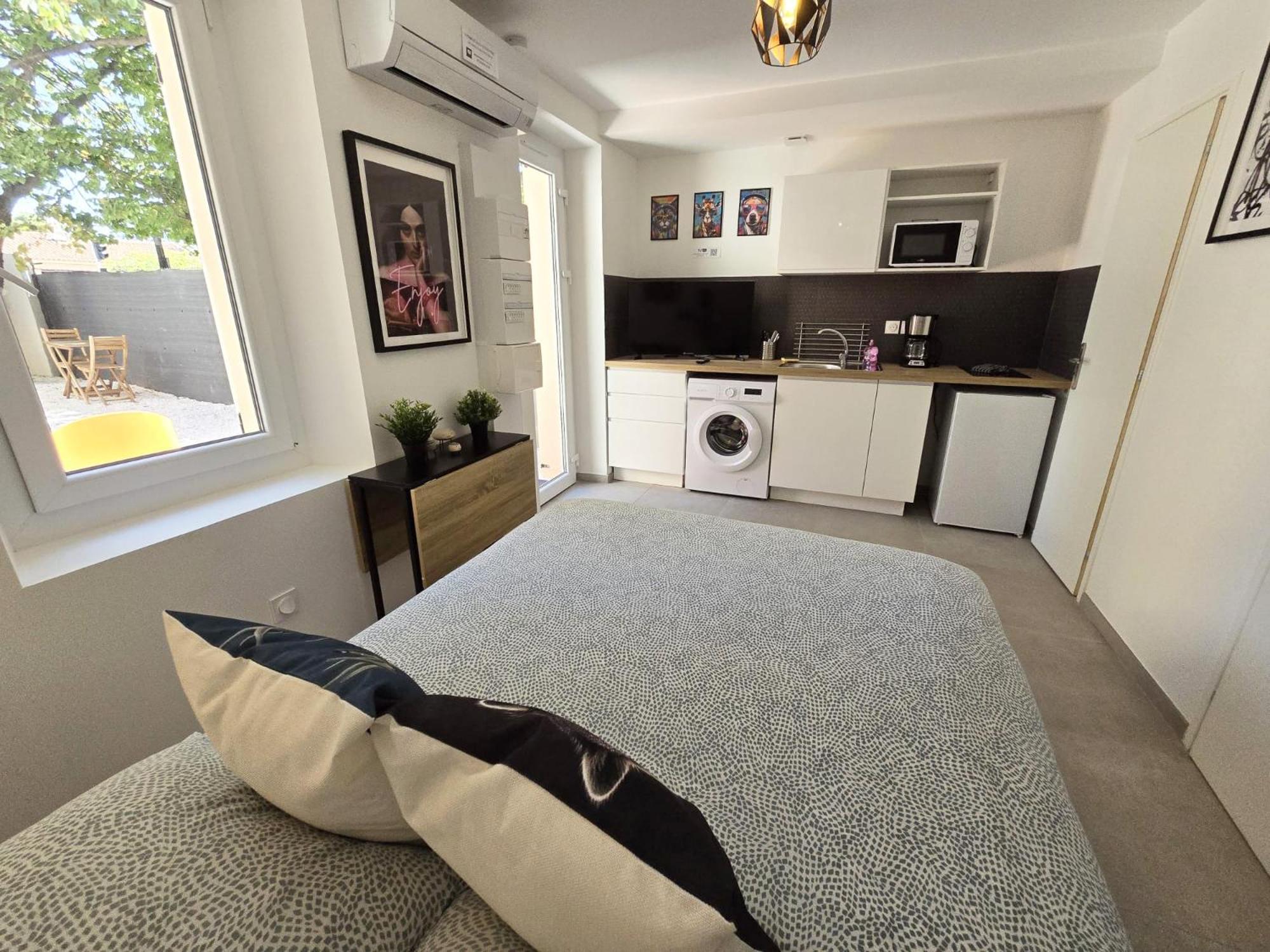 Gregbnb - Studio 17M2 - Terrasse - Clim - Ouest - 5 Tolón Exterior foto